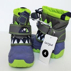 Cat & Jack Toddler Baby Boys Monster Snow Boots